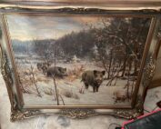 Ölgemälde Jagd Willi Lorenz